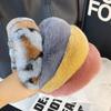 Winter Hairband Rex Rabbit Hair Accessories Cute Plush Headdress Girl Hairpin Headband.