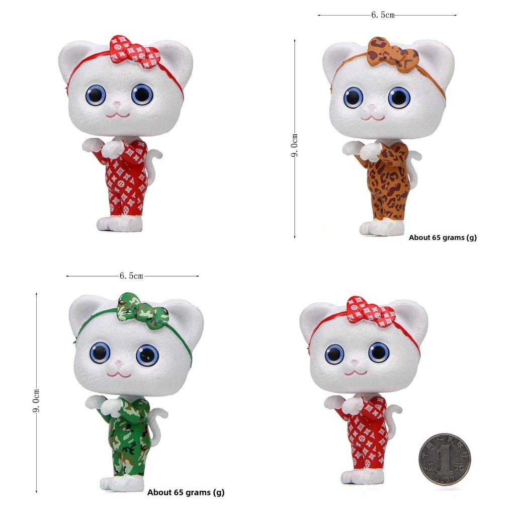 Lucky Leopard Cat Print Pvc Animal Decor For Travel Festive Presentations Gift