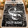 Flannel BlanketScorpions Custom Name Text Personalized Soft Warm Throw Blanket Home Decor Gift