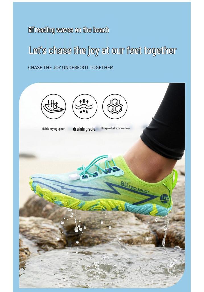 Unisex Cross-Border Trekking, Mountaineering, and Swimming Shoes: Versatile Five-Finger Water Shoes for Sports and Fitness