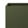 Vidaxl Garden Planter, Olive Green, 40X40X40 Cm, Steel