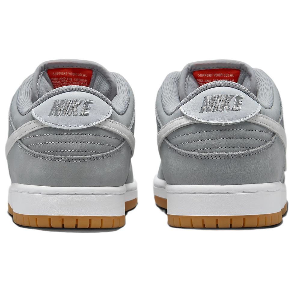 Nike Dunk Low Pro ISO SB Vlčí šedá Gumová Unisex Tenisky Bílá Gumová-Světle-Hnědá Čistě-Platinová DV5464-001