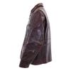 AEROLEATHER Pferdeleder lange Jacke mit langem Halbgürtel Jacke 40 BraunGebraucht