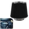 Universal 76mm Air Filter Mushroom Type Air Filter Adjustable, Increased Intake Efficiency for Cars