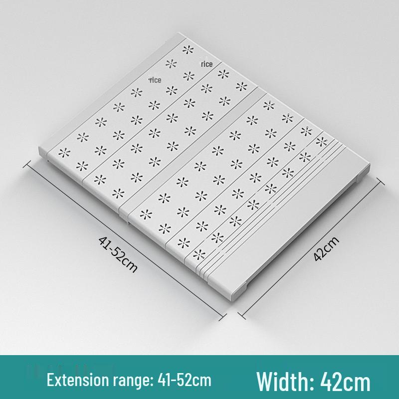 Retractable Wardrobe Storage Rack with Layered Partition for Dormitory Use