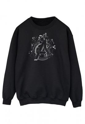 Mens Avengers Endgame Hero Circle Sweatshirt