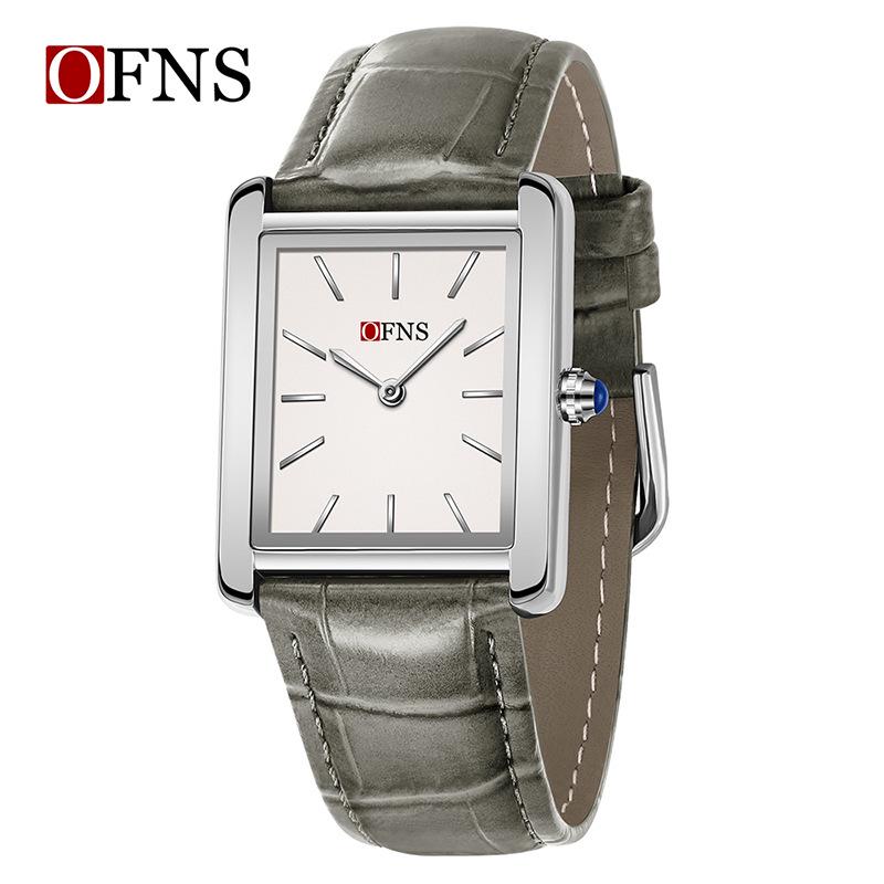 Oufani Women's Waterproof Roman Square Quartz Wristwatch