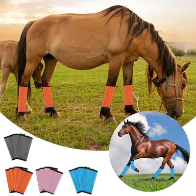 Horse Fly Leggings Mesh Fly Boots For Horse Breathable Fly Leg For Horses Loose Fitting And From Biting Dog Accessories Luxury