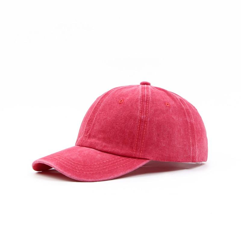 Casual Versatile Baseball Cap Light Plate Cotton Solid Color Cap Women's Retro Sun Hat