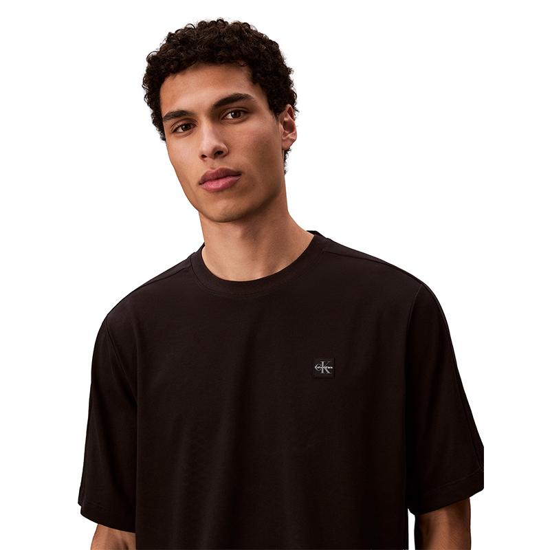 Calvin Klein Casual Commuting Letter Square Logo Running Training Knit Short Sleeve T-Shirt Men Tops GMS6K112