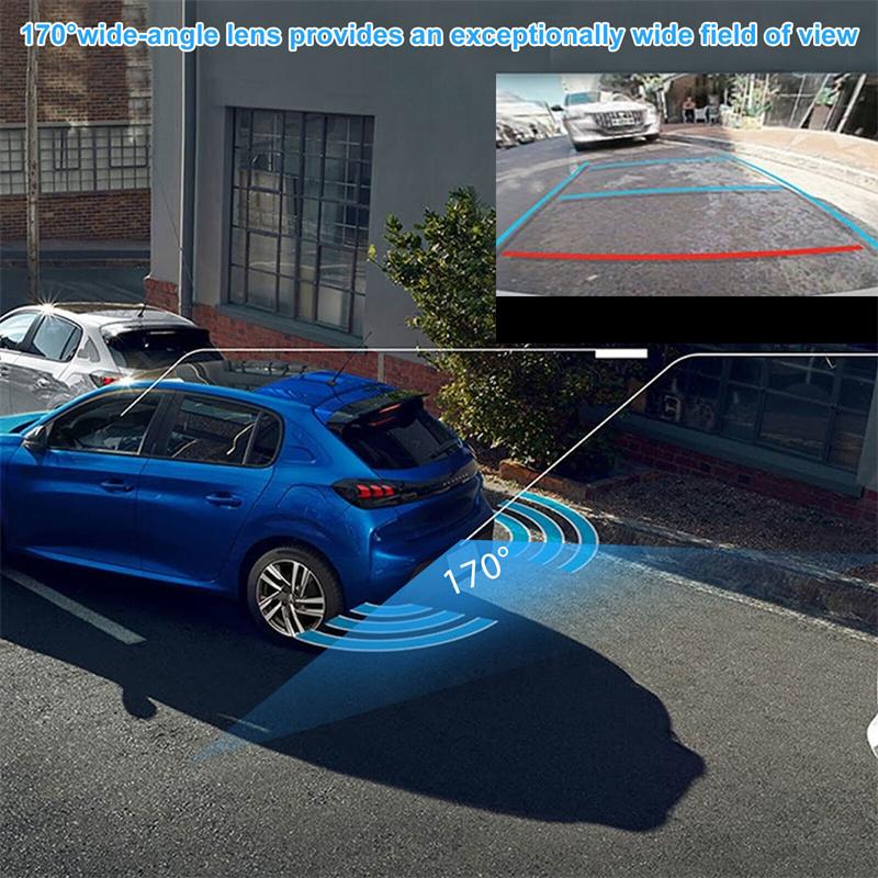 Ahd 1920X1080P Car Rear View Camera 170Fahrenheitisheye Golden Lens Full Hd Night Vision Vehicle Reversing Front Cameras