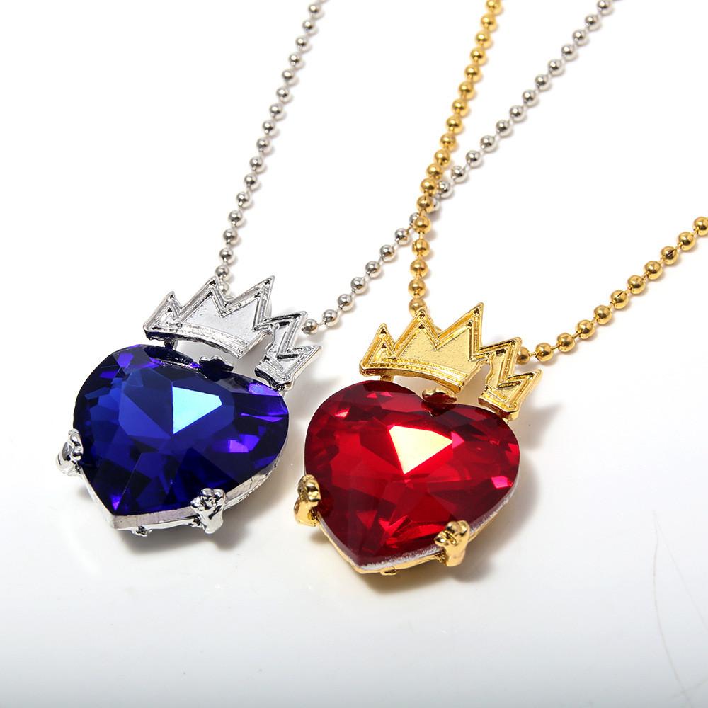 Descendants Moda Corona Cuore Collana Per San Valentino