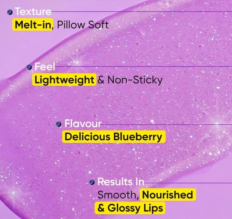 DOT & KEY Balzám na rty Vitamín C + E SPF 30 +, Lesk na rty s třpytkami bez nepořádku, Lesklé a plné hydratované rty, 12 g