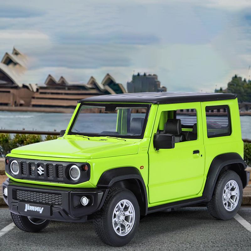 Simulation 1/24 Suzuki Jimny Alloy Automobile Model Die-cast Metal Off-Road Vehicle Model Collection Children's Toy Gifts