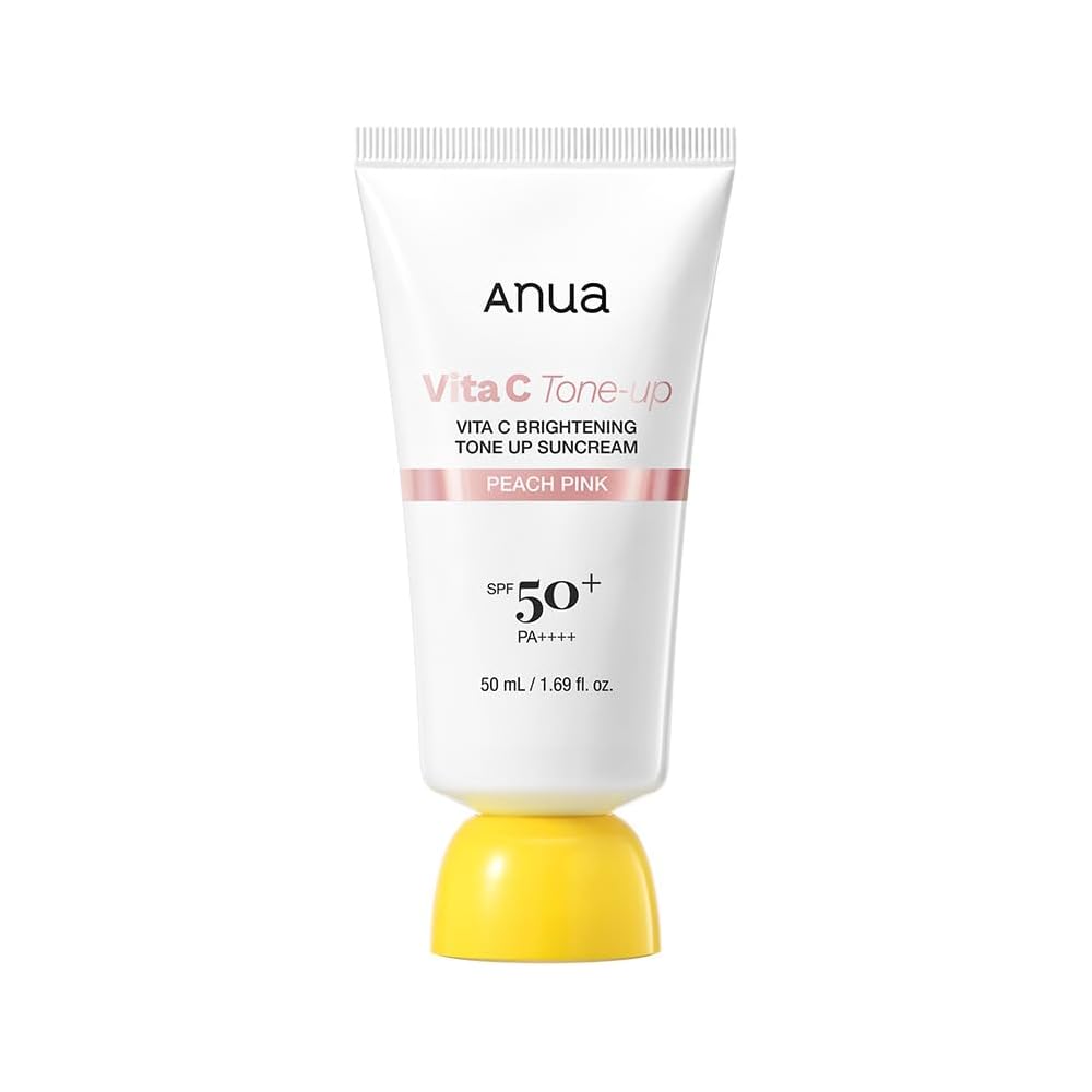 Anua Vita C Tone Up Sun Cream 50ml SPF50+ PA++++ Hydrating Primer for Mixed Skin Types