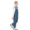 LOLANTA Boys' Formal and Casual Suit, Cotton-Linen 4-Piece Set with Long Sleeves, Perfect for Shichi-Go-San, Piano Recitals, Concerts, Weddings, Birth