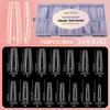 150Pcs Dual-Form Nail Extensions Kit Square Coffin Almond False Nail Tips UV Gel Quick Build Manicure Tools for Nail Art