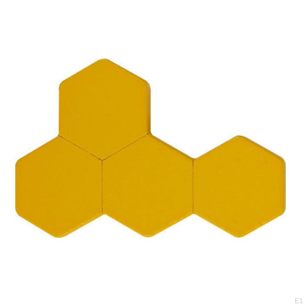 Hexagon Tangram Puzzle Chinese Hand 3D Riddles Brain Teaser Blocks Training