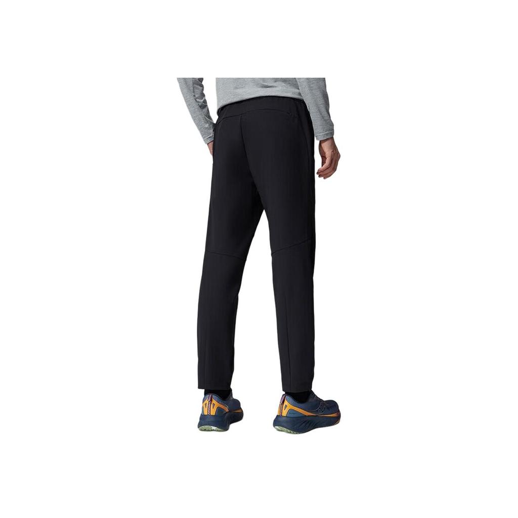 SAUCONY Urban Commuter Series Stretch Mid-Rise Straight-Leg Knit Sports Pants Men Pants Black SC2240114E-BK01