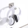 Steel Headphone Hook Adhesive Mount Kit for Secure Srong Storage On Wall Desks In Home or Office Setting
