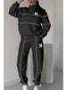 2024 Autumn/Winter Letter Sweatshirt & Long Pants Sport Set
