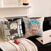 1pc Black Clover Asta Anime Pillow Case Fashion Square Pillowcase Bedroom Sofa Room Ins Decoration Leisure