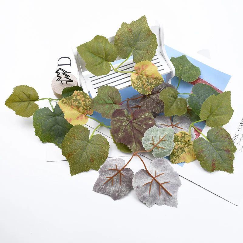 

50/100 шт. Шелковые искусственные растения Кленовый лист Свадебный букет невесты Аксессуары Фестиваль Дом Улица Сад Арка DIY Украшение 50PCS