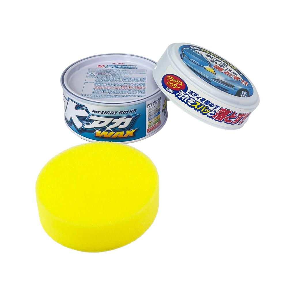 WILLSON Water Scale Wax for Cars 01223 Scratch-Removing Light-Colored (320g) [Product Number]