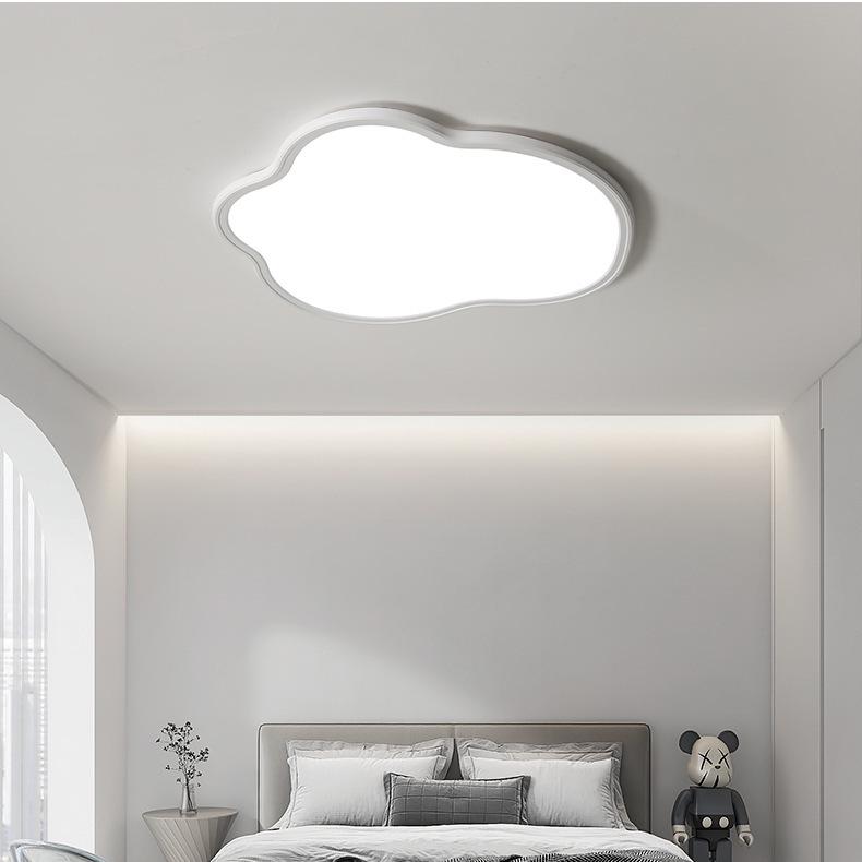 Ultra-Thin Minimalist Ceiling Light with Full Spectrum Eye Protection for Living Room or Bedroom