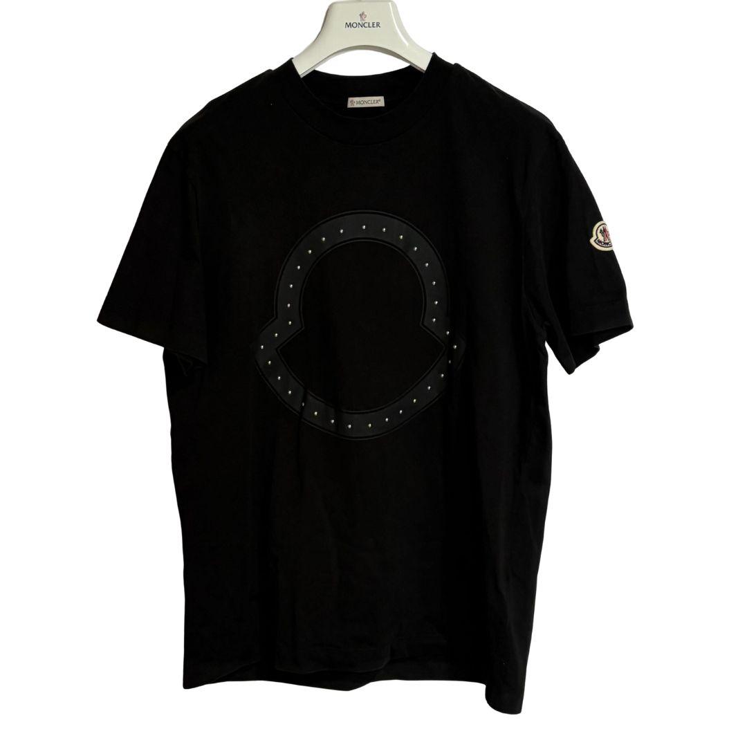 Used MONCLERShort sleeve T-shirt black mens чёрный