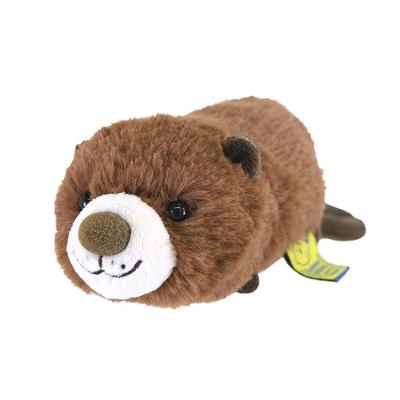 SunLemon Baby Animals Small Beaver BR 7 X 22 X 5.5cm Plush Toy, Cute, Fluffy Baby Animal, P-1203