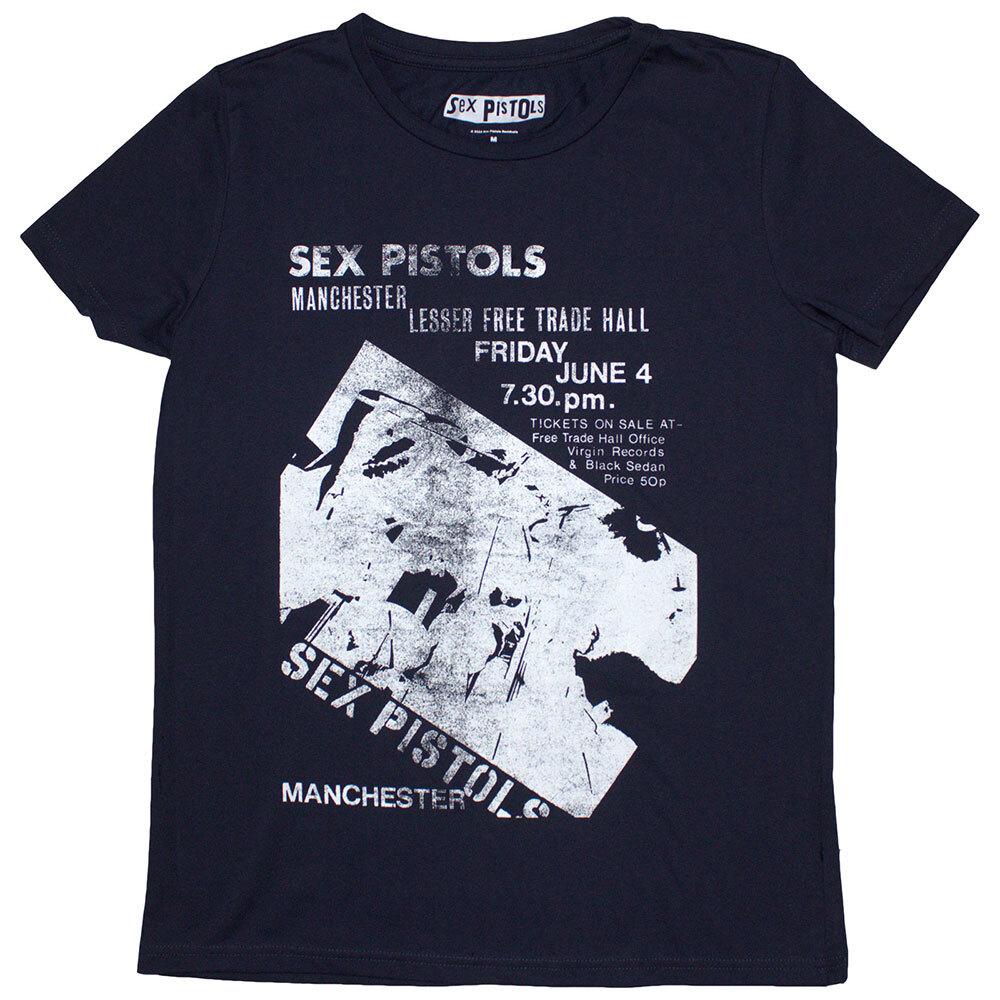 The Sex Pistols Ladies Tshirt Unisexchester Flyer (Medium)