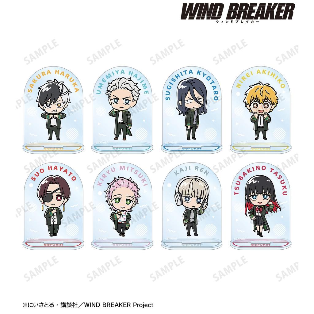TV Anime Trading Chibi Character Acrylic Stands Box of 8 "WIND BREAKER"
