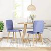 VidaXL Dining Chairs Set of 2 Denim Blue Fabric 4101184