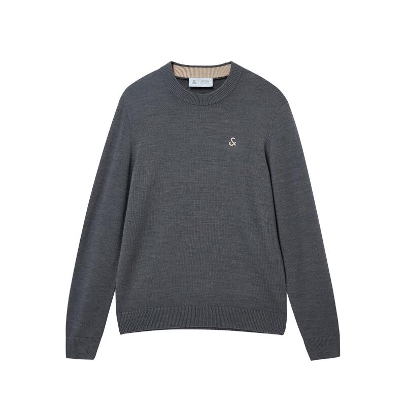 Jack&Jones Men's Slim Fit Wool Blend Crew Neck Sweater