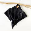 Niche Irregular Scarf Shawl Spring and Summer Twill Triangle Scarf Versatile Scarf Professional Leopard Scarf Decoration