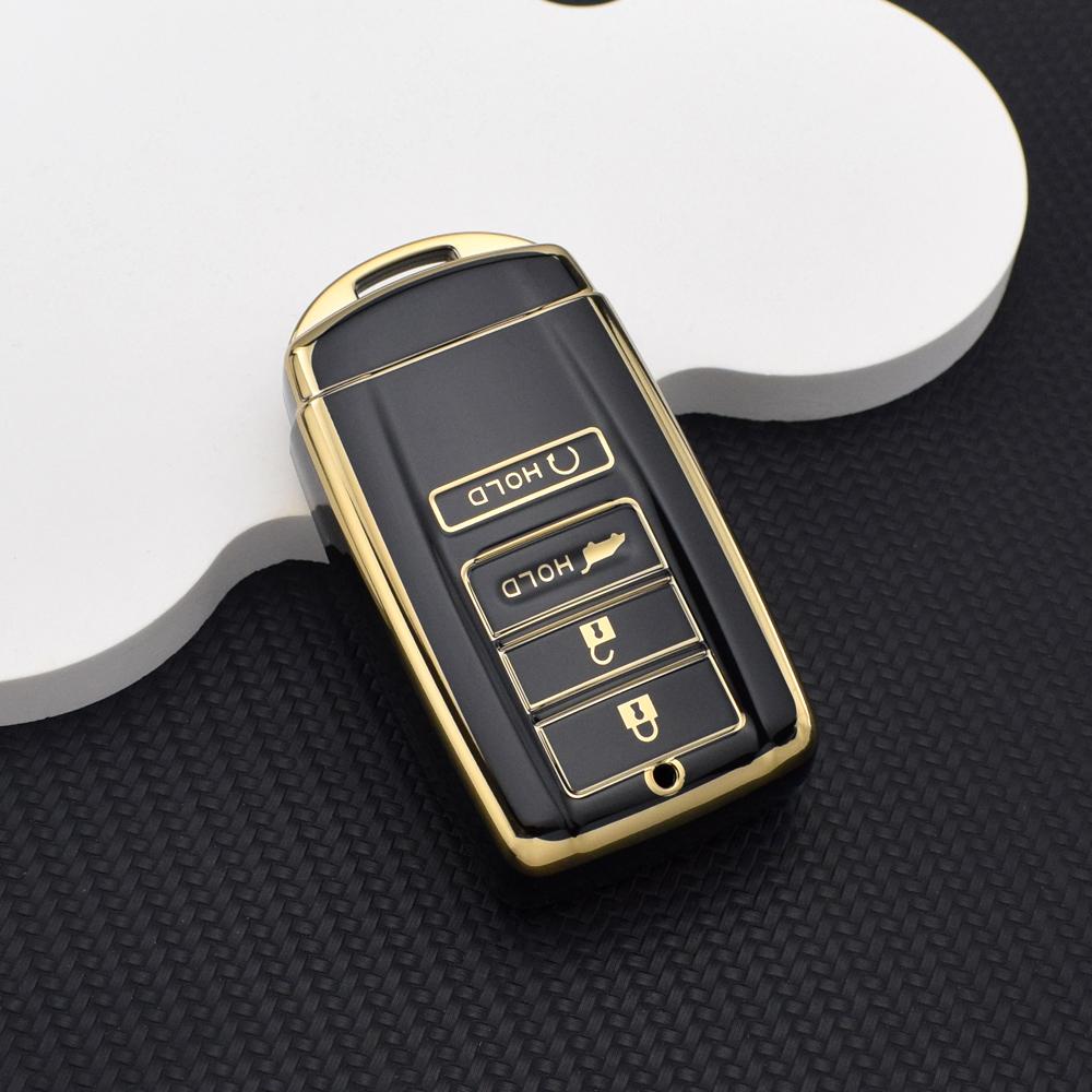 

Soft TPU Anti-Scratch Key Fob Cover for Honda Acura MDX RDX TLX-L RLX CDX NSX - Shockproof Protective Car Key Case with Key Ring