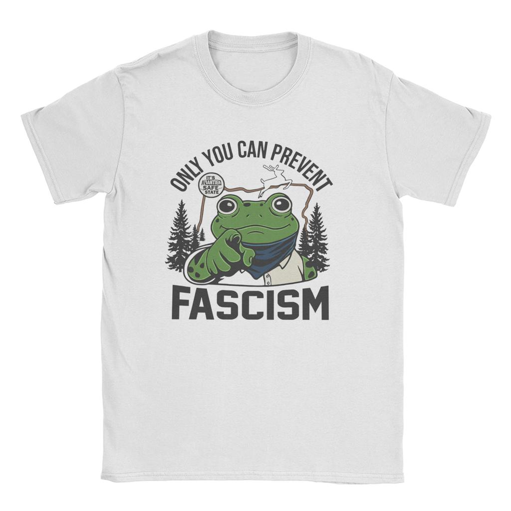 Casual T-Shirt Summer Portland Frog Resist Hip Hop T-Shirts Cotton Tee Shirt for Adult Y2K Basic Pattern Short Sleeve Clothing