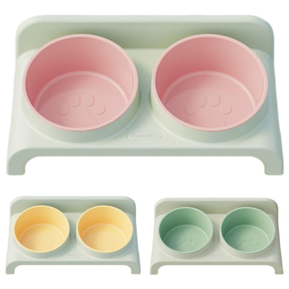 Non-Slip Elevated Pet Feeder Bowl 15 ° Slant Pet Water Feeder Container  Dog Accessories