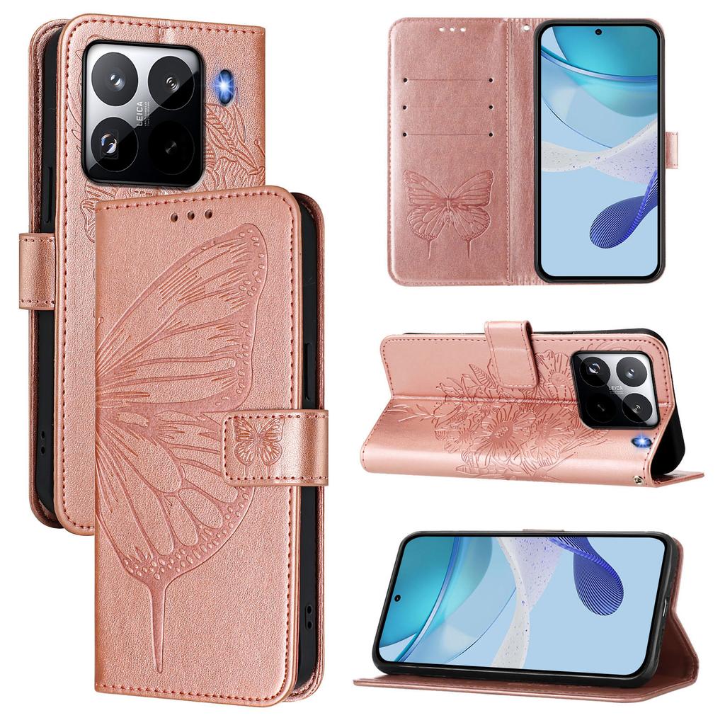 Leather Wallet Case For Xiaomi 17 Pro Max 17 15 15T 14 Pro 17 15T 15 14Ultra 14T 14 13Ultra 13 Lite Civi 3 2 1S Flip Phone Cover