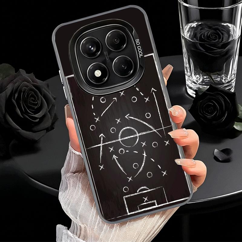 

Футбольные тактики Чехол для телефона с защитой от ударов для Xiaomi Redmi Note 15 14 13 12 Pro Plus 11 11S 11T 5G Чехол Защита от падения Fund Redmi Note 11T 5G