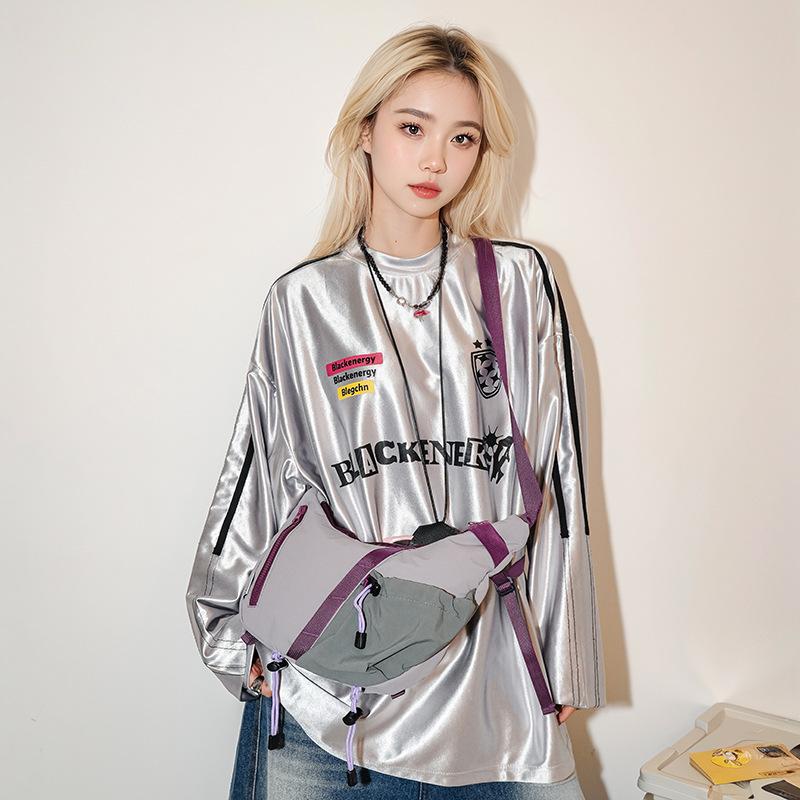 Outdoor Functional Dumpling Bag Large Capacity Shoulder Bag Travel Commuter Sports Crossbody Bag Men's and Women's Trendy Bag