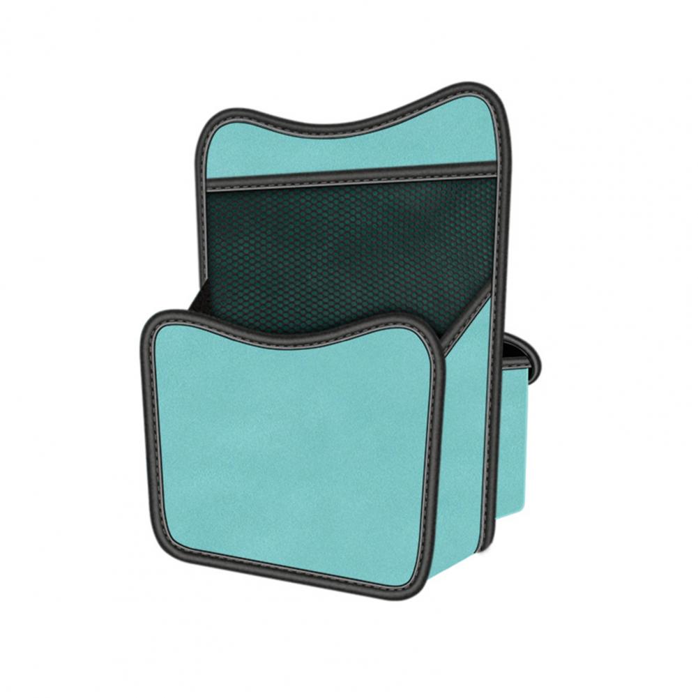 Auto Middle Seat Hanging Bag Waterproof Armrest Box Tissue Box Organizer Car Interior Organizer Bag Central Control Tissue Box синий