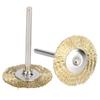 30pcs Brass Wire Rotary Tool Brushes T-Shape Structure Brass Wire Brush Set  Wood Carving
