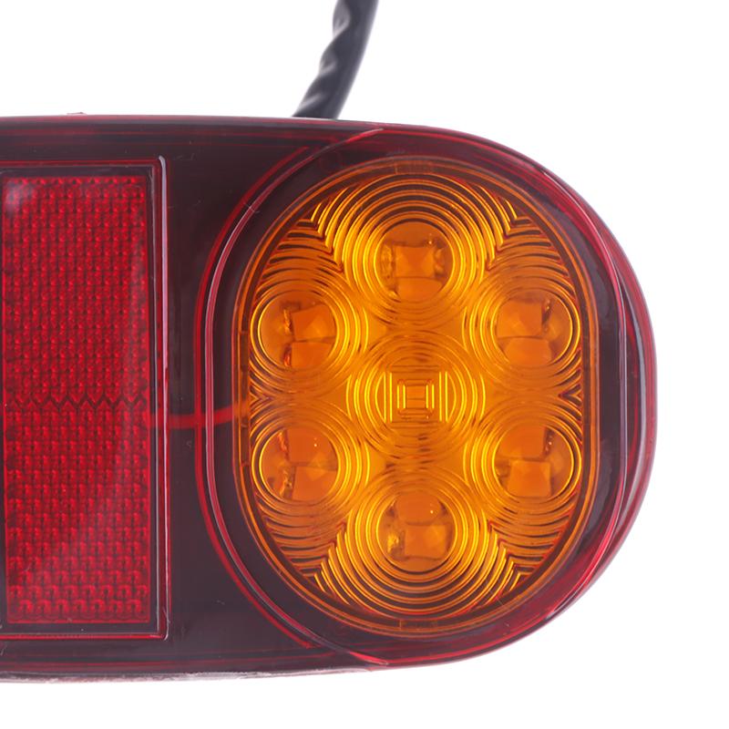 1Pc 28Led 12V Car Truck Led Rear Tail Light Warning Light Lamp Turn Signal Indicator Waterproof Brake Light For Trailer Caravans
