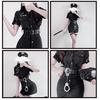Police Costume Sexy Policewoman Cosplay Policewoman Luxury Mini Costume Cultural School Belt Full Set [Socpuro] Set, Uniform, Halloween, Cosplay,