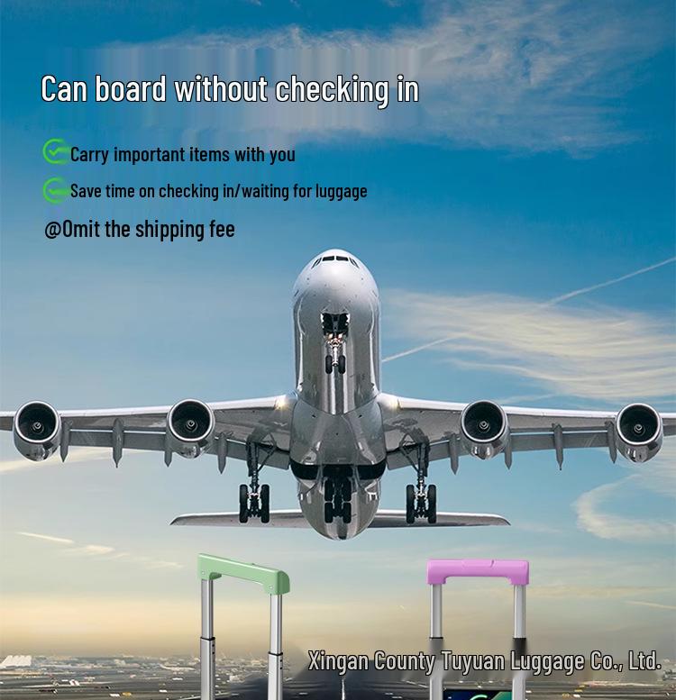 2025 New Style Spinner Suitcase: Lightweight 18" Carry-on with Combination Lock