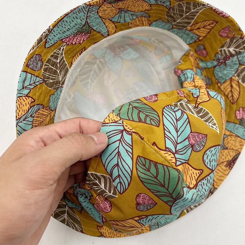 Summer Flower Tea Cap for Women Sun Protection and Sun Mask Integrated Breathable Sun Hat Face Protection UV Fisherman Hat