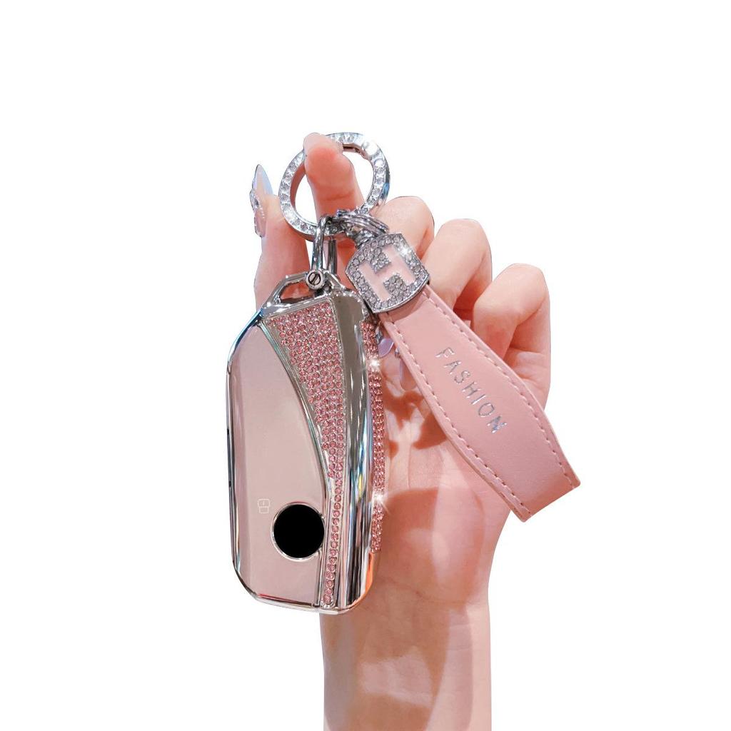 BMW Key Case for New X5L, 5/7 Series, X1, X7, X6, i5/i7/iX/XM with Lanyard