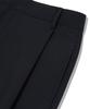 KNITTED [Knitted X Bdkd] Tr Wide Elastic Waist Slacks Black